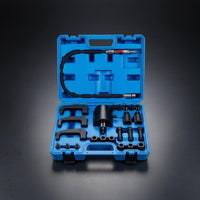 26 Pieces Pneumatic Internal Combustion Nozzle Removal Tool Set Multiple Adapters Pneumatic Nozzle Puller Set Heavy Duty for Mechanics