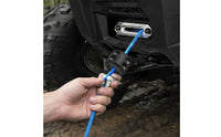 Rubber Winch Line Stopper with Hex Key Safeguarding Winch Rope Stopper Slimline Rope Line Saver Shock Absorbing for Trail Rigs