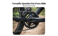 64BCD Chainring Strong Compatibility Steel Bike Chainwheel Lightweight Mountain Bike Chainring for Cyclists, Biking, Trail Riding, Downhill Biking