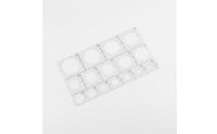 Circle Masking Stencil Accurate Masking Sheet with Circular Cutouts Circle Stencil Thin Stencils Metallic-Finish for Hobbyists