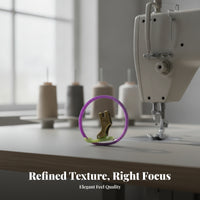 Presser Foot Assembly Green and Violet Toothed Rolling Circle Smooth Stitching