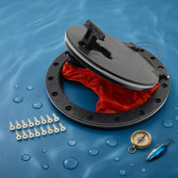 Deck Hatch with Storage Bag Easy to Install to Install Kayak Compartment Cover Cover Water-Resistant for Paddlers