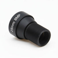 25mm 12mm Mount Lens Low Distortion 8MP 4K Industrial Camera Lens