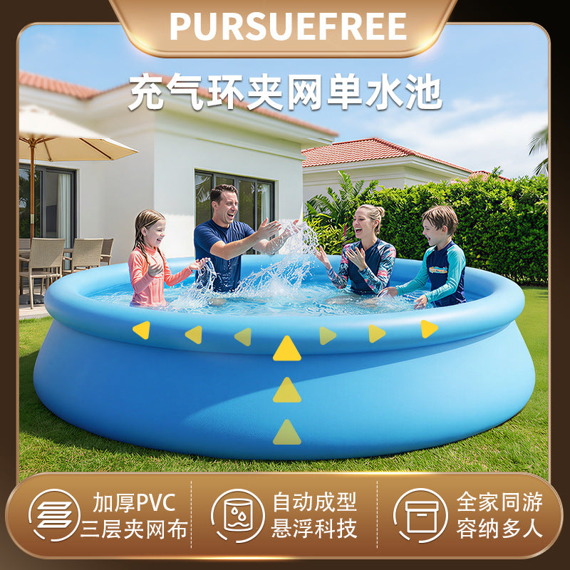 Pursuefree Outdoor Inflatable Butterfly Swimming Pool for Home and Outdoor Use, Multiple Sizes
