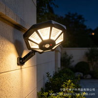 庭院一体人体感应灯太阳能路灯LED墙壁灯COB可露天灯花园装饰灯