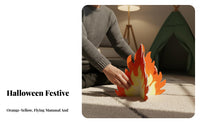 Artificial Fire Decoration Realistic Look Easy to Assemble Artificial Fire Centerpiece for Halloween,Fireplace