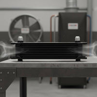 AN10 Oil Heat Exchanger Kit Durability AN10 Oil Heat Exchanger Automotive Part Lightweight Design Long-Lasting for Car Fans