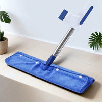 Snap-Fit Mop Cloth Mop Head, 30cm x 60cm Spray Mop Replacement Pads, Microfiber with Squeegee Rim for Floor, Glass, and Car Surfaces