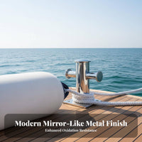 Single Cross Bollard Stainless Steel Docking Bitt Yacht Cross Cleat Long-Lasting Boat Bollard Sturdy Duty for Dock