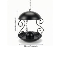 Hanging Bird Feeder Outdoors Bird Feeder with Tray Sturdy for Garden, Gardeners