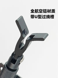 拓世筏钓冰钓路滑桥筏多功能航空铝改装配件不锈钢伸缩折叠垂钓