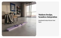 Multi-Functional Multifunctional Ab and Leg Machine Postpartum Recovery Split-Type Leg Slider Lifting Foldable Skiing Machine Fluid & Quiet for Women, Beginners