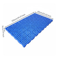 Ventilated Pallet Board Wear Resistant Storage Deck Anti-Slip Heavy Duty Grid Mat for Basement
