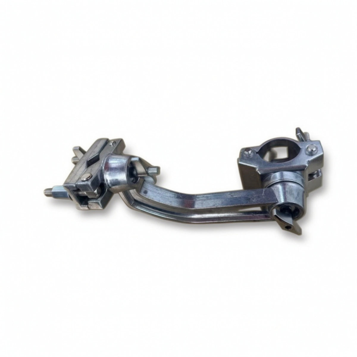 Rotating Drum Frame Connector Clamp Heavy Duty Drum Rack Clamp with Curved Bar Easy to Install Music Hardware Wear-Resistant for Drummers, Percussionists, Stage