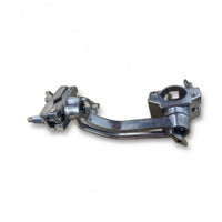 Rotating Drum Frame Connector Clamp Heavy Duty Drum Rack Clamp with Curved Bar Easy to Install Music Hardware Wear-Resistant for Drummers, Percussionists, Stage
