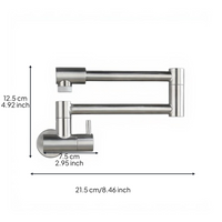 360° swivel wall faucet