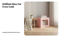 Stackable Storage Cube Dust-Proof Stackable Display Cube Space-Saving