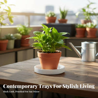 Round Plant Pot water collectment base Promotes Drainage Round Planter Base Breathable Design