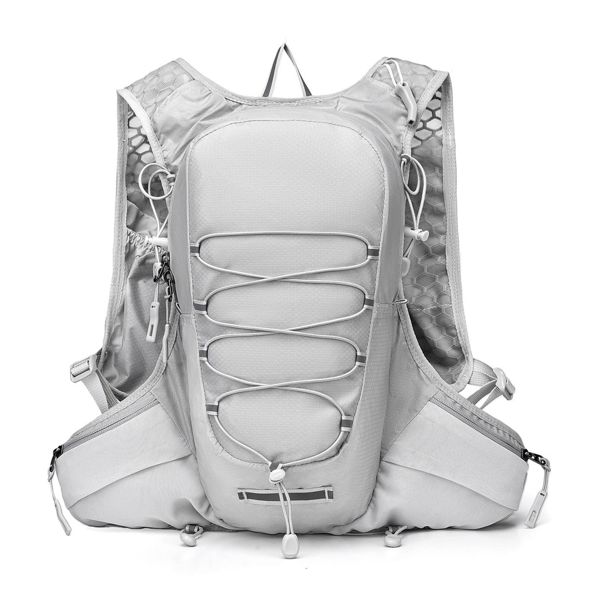 Breathable Lightweight Cycling Backpack Adjustable Straps Running Hydration Vest Reflective Details Outdoor Gear for Cyclists, Long-Distance Race