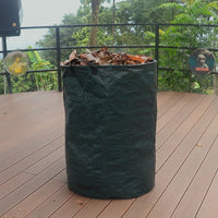 Collapsible Garden Waste Bag and Drawstring Garden Sacks, Reusable Garden Sacks for Foliage Collection, Waterproof and Tear-Resistant Design