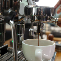 Italian E61 Espresso Machine Portafilter Double Shot Stainless Steel Wood Handle Universal Single Spout 58mm