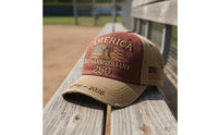 Sun Protection United States 250th Anniversary Cap Adjustable Fit USA 250th Anniversary Hat Breathable Material 1776-2026 Commemorative Cap Vintage Washed Design for Outdoor Activities