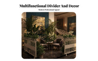 Nordic aesthetic Metal lattice partitionr Multi-Functional Partition Screen long-lasting Space Separator configurable Layfrom for Restaurant Owners, sectionice Managers, Homeowners, Restaurants, sectionices, Hotel Lobbies, Living Rooms