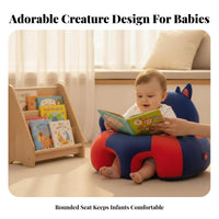 Learn-to-Sit Assistant Supportive Backrest Baby Seat Posture Training