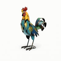 Cockerel Statue Sculpture Outdoor Cockerel Statue Chicken Yard Decor for Patio