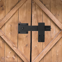 Barn Door Latch Lock 360 Degree Rotation Rotating Latch Bolt Rust Resistant