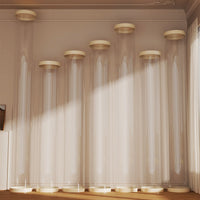 Large Capacity Transparent Cylindrical Plush Toy Storage Bucket for Dolls and Stuffed Animals