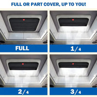 Magnetic RV Window Shade Foldable Sun Visor Waterproof Dustproof