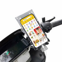 Touchscreen Compatible Rainproof Ph Single Case Charging Port Entry Waterproof Two-Wheeler Ph Single Mount Long-Lasting for Delivery Riders