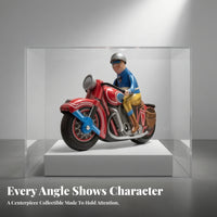 Clockwork Retro Motorcycle Ornament
