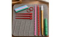 Doll Hair Rooting Kit Knurled Grip Craft Supply Hollow Tubes