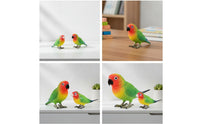 Sculpted Plastic Bird Ornament Realistic Bird Figurine Lifelike Standing for Collectors