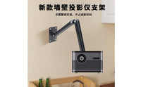 Wall Bracket with 1/4-Inch Thread Articulated Support Bracket with Two-Arm Space-Saving for Video Calls