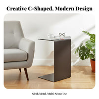C-Shaped Stand Movable C-Shaped over-Couch Table Space-Saving for Small Areas