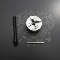 4-Jaw Separate-Jaw Chuck Includes Connecting Rod Mini Lathe Chuck Zinc Alloy Machine Tool Accessory