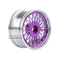 Slide Wheel hoop with Multi-Spoke Design Machined RC Slide Wheel hoop Realistic