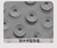吸盘防滑浴室沐浴垫浴室洗澡地垫家用两用带翻盖搓脚浴室防滑垫