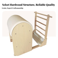 Improves Posture Pilates Ladder Barrel Full Body Workout Exercise Ladder Barrel Stable Construction Wooden Spine Corrector Sturdy and Long-Lasting for Physical Treatment Patients, Adults, Stretching, Gyms, Rehabilitation Center, Home Gym