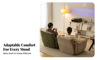 Adjustable Padded Lounger Can Be Laid Flat Floor Seating Foldable Design No Assembly Required for Students, Living Room, Bedroom