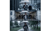 Long-Handle Umbrella Auto-Open Automatic Umbrella Wind-Repelling for Commuters, Business Professionals, Daily Commute, Travel