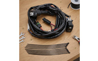 Sturdy Fan Override Switch Kit with Rocker Switch Manual Fan Override Wiring Harness Plug and Play for off-Road Vehicles