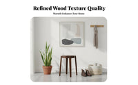 Square Wooden Stool Nordic Design Long Bench Versatile Use for Adults