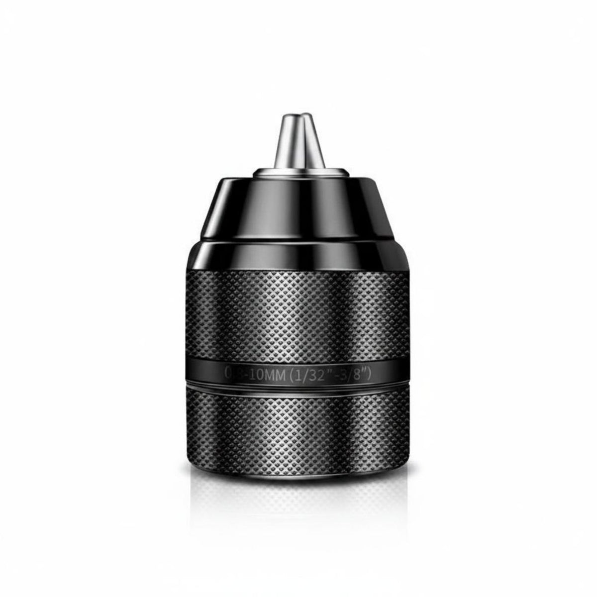 Self-Locking Ratchet Drill Chuck Quick Change Keyless Chuck Adapter Tool Accessory High Force for Construction