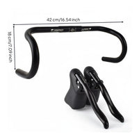 Fixed Gear Bullhorn Handlebar 6061 Aluminum Road Bike Bullhorn Handlebar
