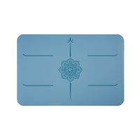 Grippy Fitness Inversion Mat Compact Fitness Mat with Alignment Lines Portable Stable for Yogis