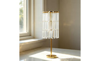 Floral Display Stand Acrylic Wedding Centerpiece Stand Gold-Tone Centerpiece Riser for Banquets
